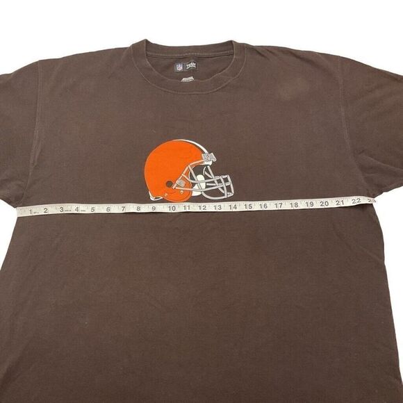 NFL‎ Team Apparel Cleveland Browns T Shirt Men's XL Brown Front Graphic - Picture 6 of 7